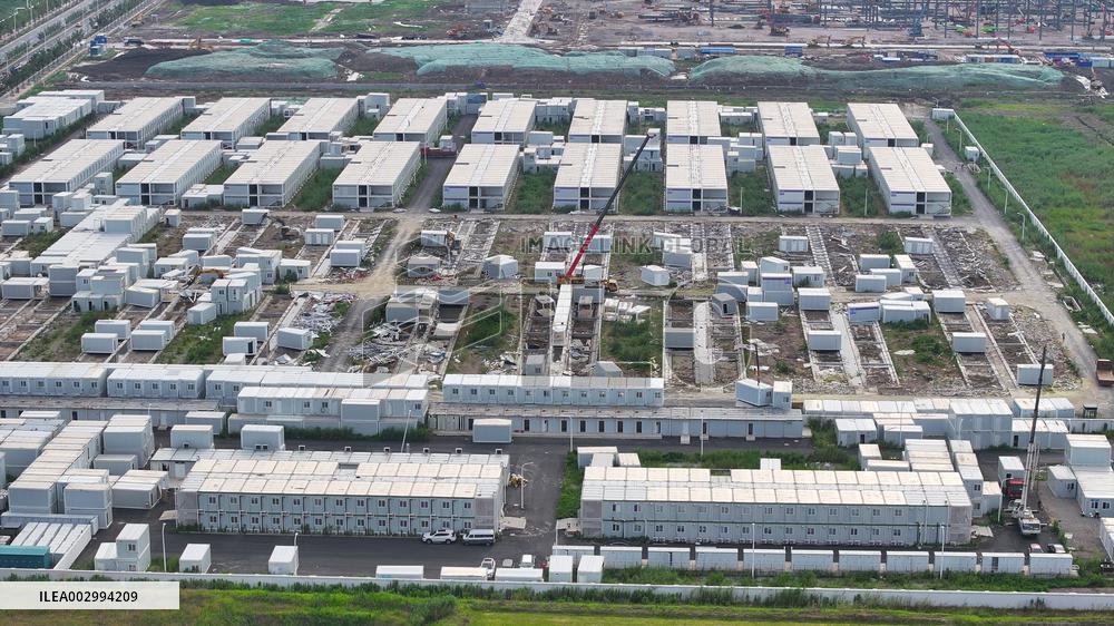 Tesla Shanghai Energy Storage Gigafactory Construction