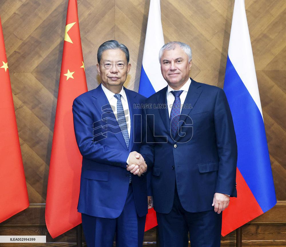 RUSSIA-CHINA-ZHAO LEJI-OFFICIAL GOODWILL VISIT-MEETING-PARLIAMENTARY COOPERATION