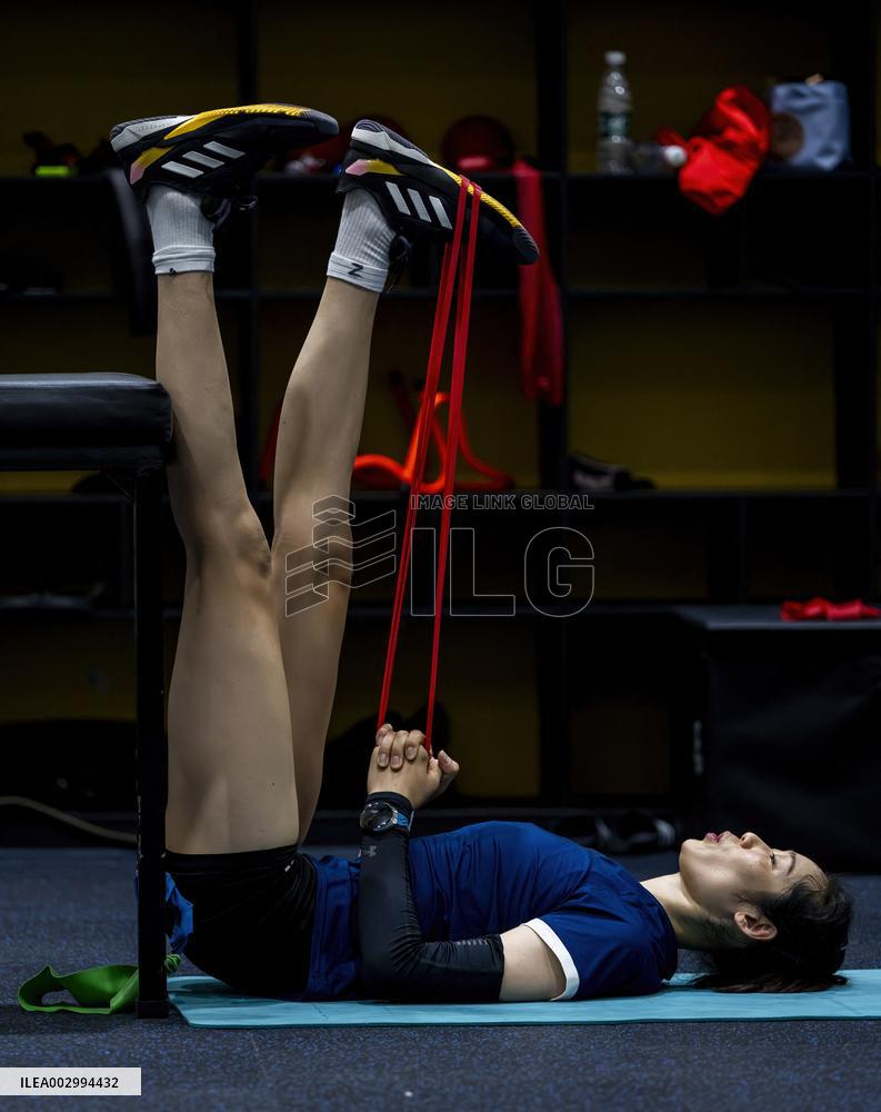 (SP)CHINA-ZHANGZHOU-VOLLEYBALL-WOMEN-CHINESE NATIONAL TEAM-TRAINING (CN)