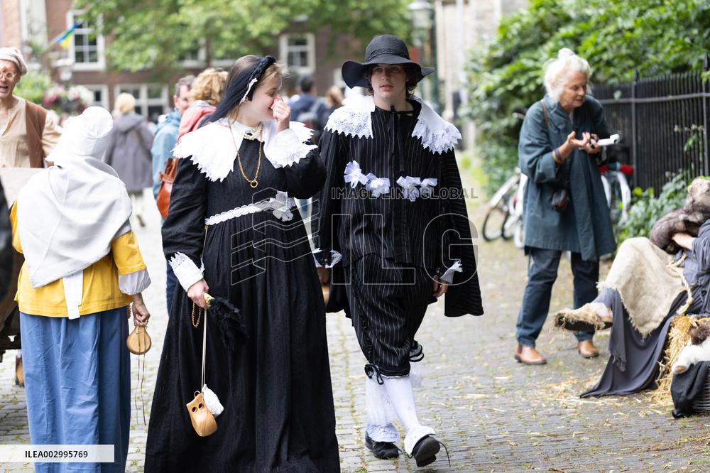NETHERLANDS-LEIDEN-CULTURE-REMBRANDT DAYS-CELEBRATIONS