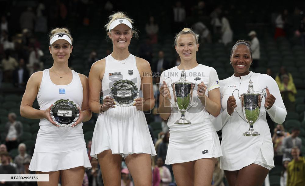 Wimbledon - Siniakova And Townsend Win Women's Doubles Title