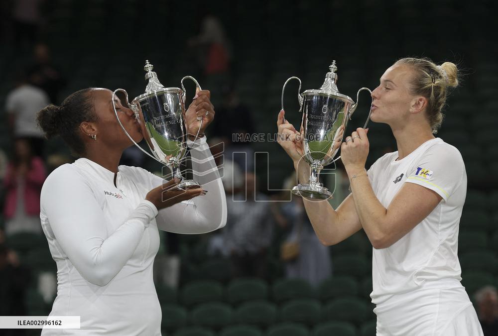 Wimbledon - Siniakova And Townsend Win Women's Doubles Title