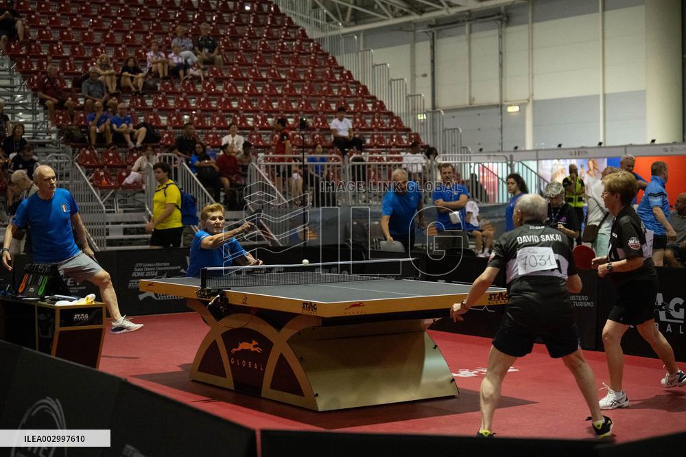 International Tennis match - ITTF World Master Table Tennis Championship Rome 2024