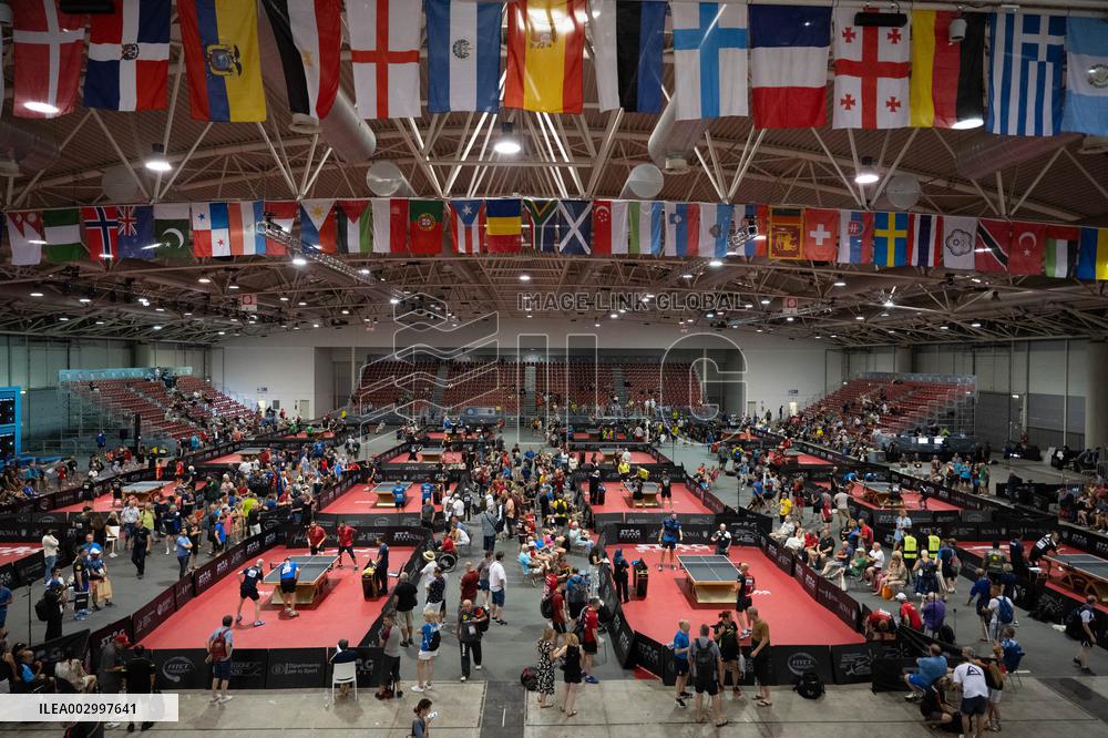 International Tennis match - ITTF World Master Table Tennis Championship Rome 2024