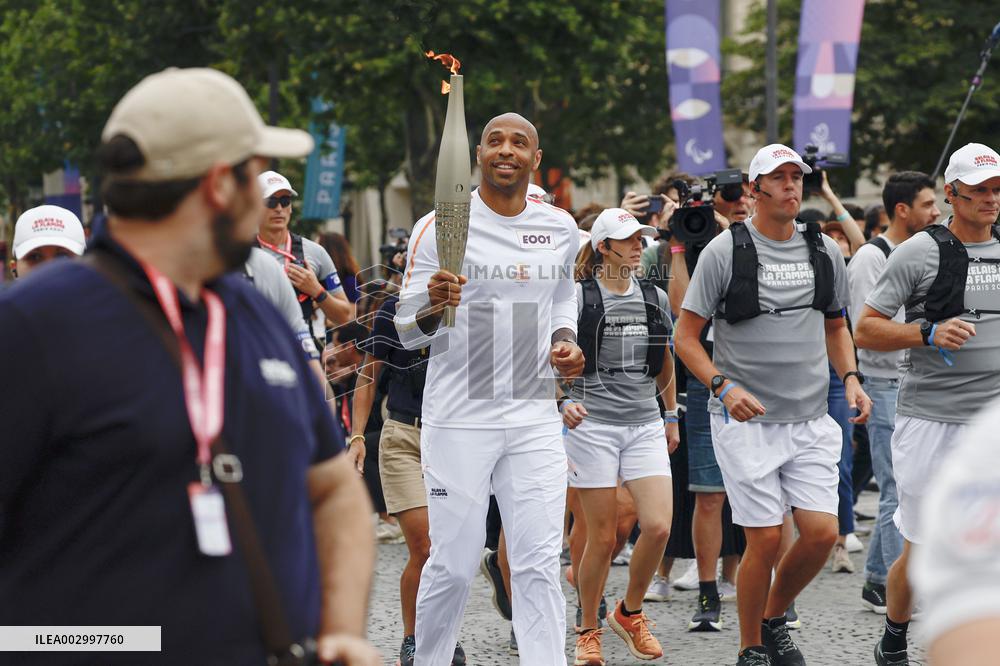 Paris Olympics: Torch relay