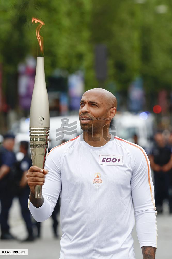 Paris Olympics: Torch relay