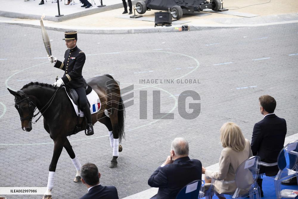 The annual Bastille Day military parade - Paris