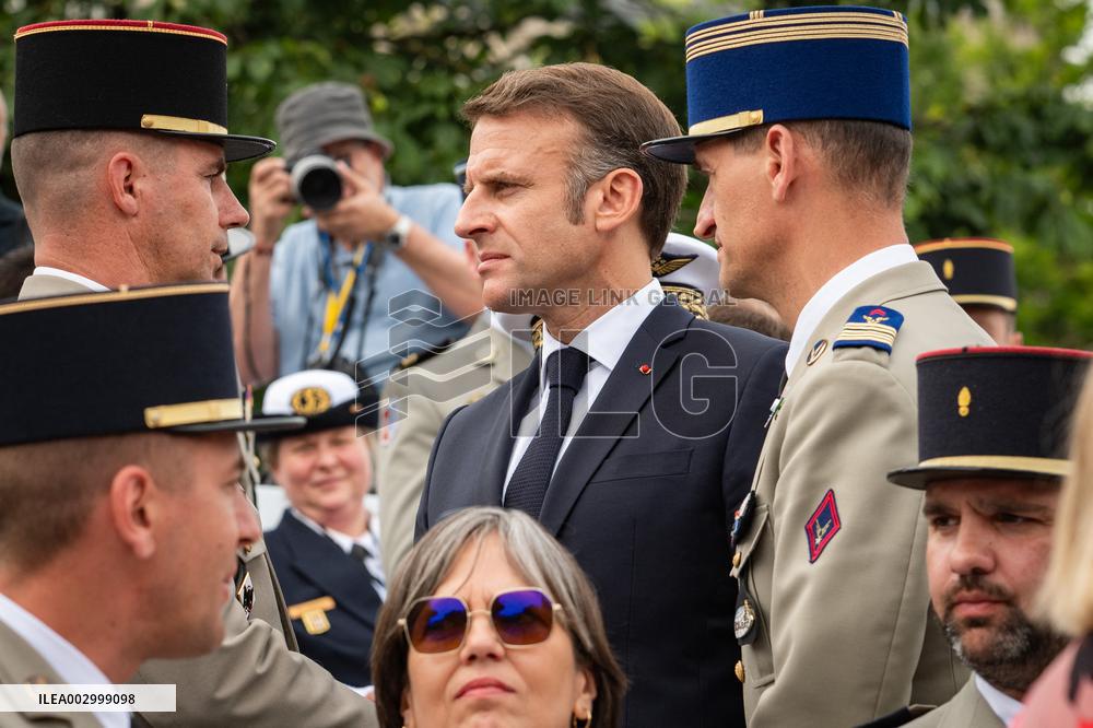 Macron at Bastille Day Parade - Paris