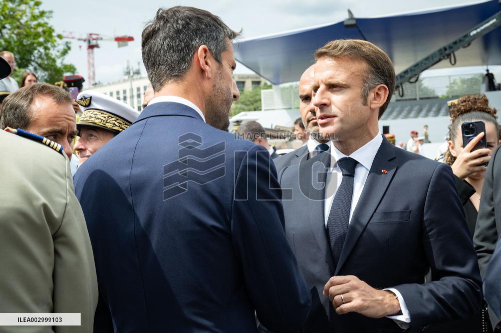Macron at Bastille Day Parade - Paris