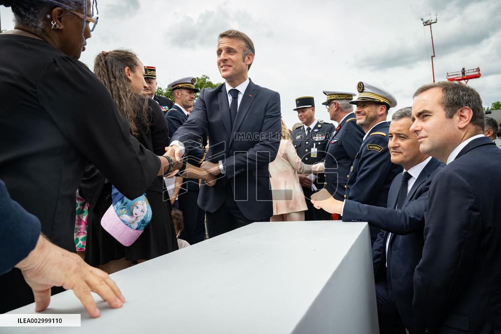 Macron at Bastille Day Parade - Paris