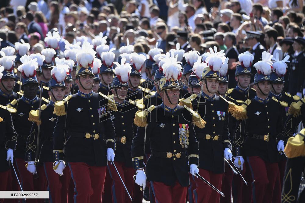 The annual Bastille Day military parade - Paris