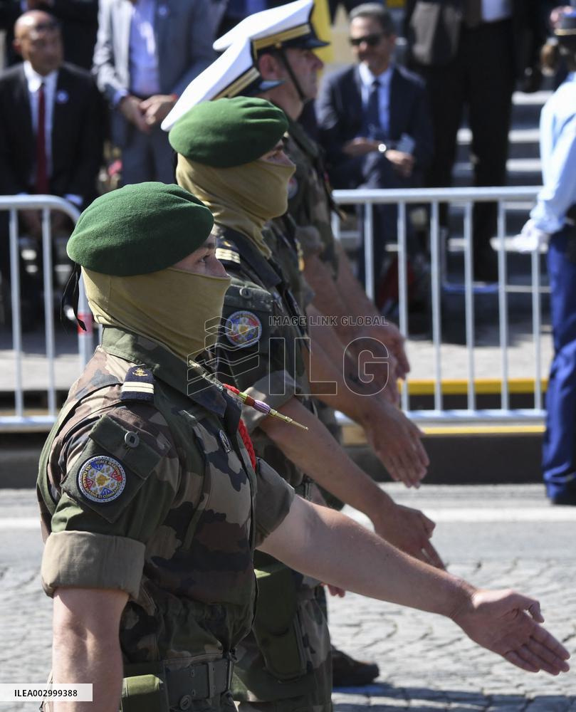 The annual Bastille Day military parade - Paris
