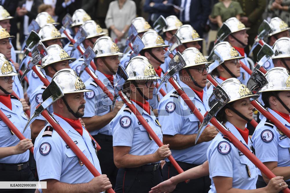 The annual Bastille Day military parade - Paris