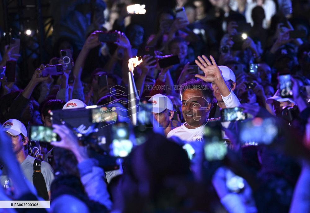 (SP)FRANCE-PARIS-OLYMPIC GAMES-TORCH RELAY
