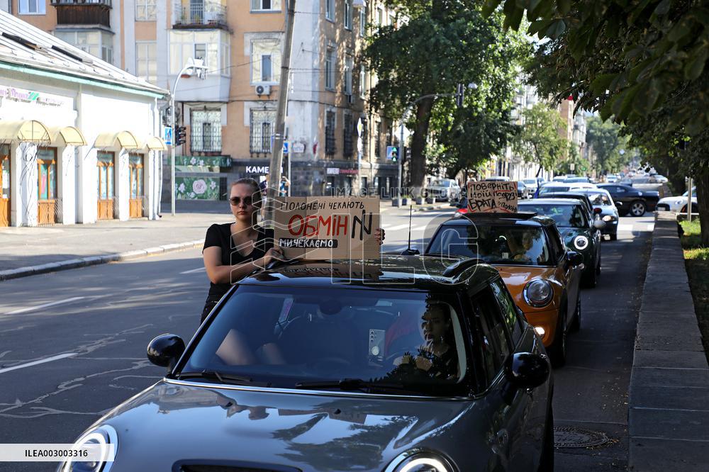 Dont Be Silent! Captivity Kills! rally in Kyiv