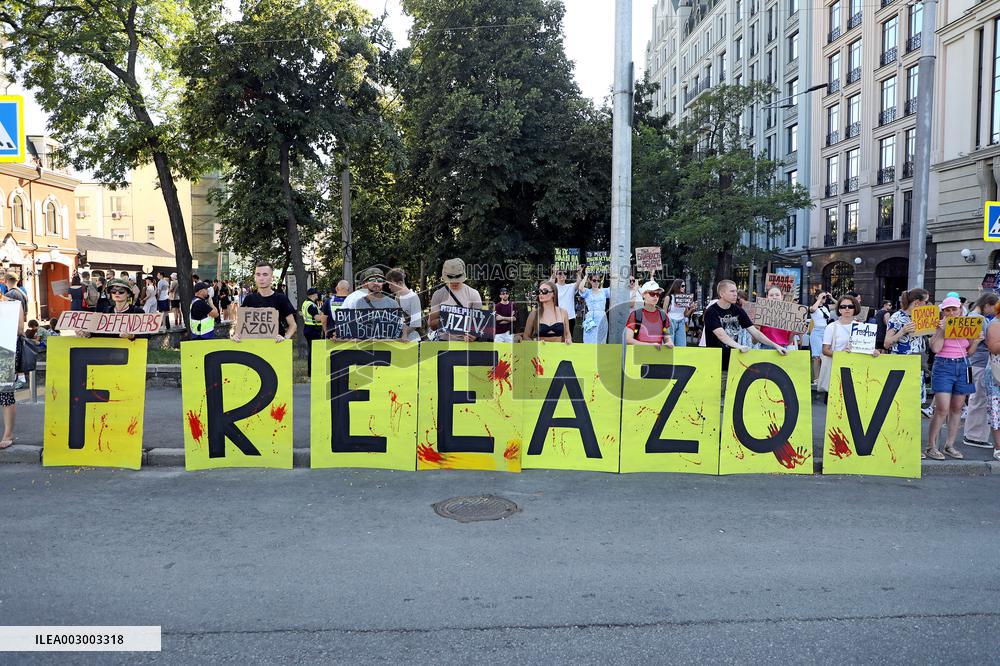 Dont Be Silent! Captivity Kills! rally in Kyiv