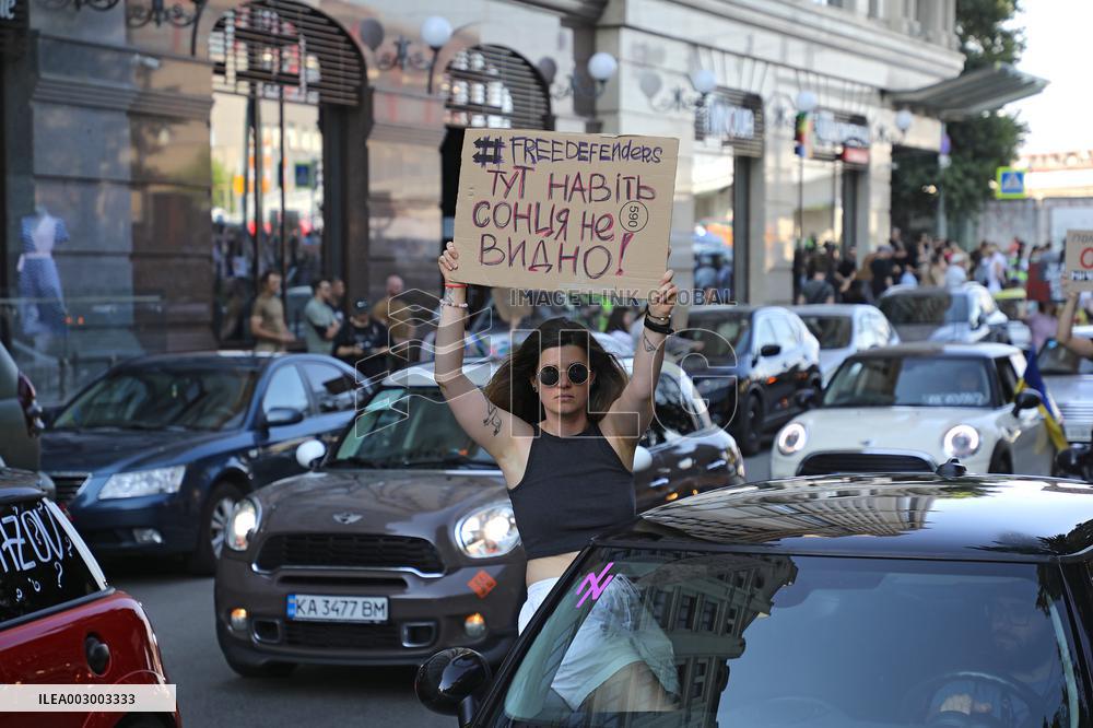 Dont Be Silent! Captivity Kills! rally in Kyiv
