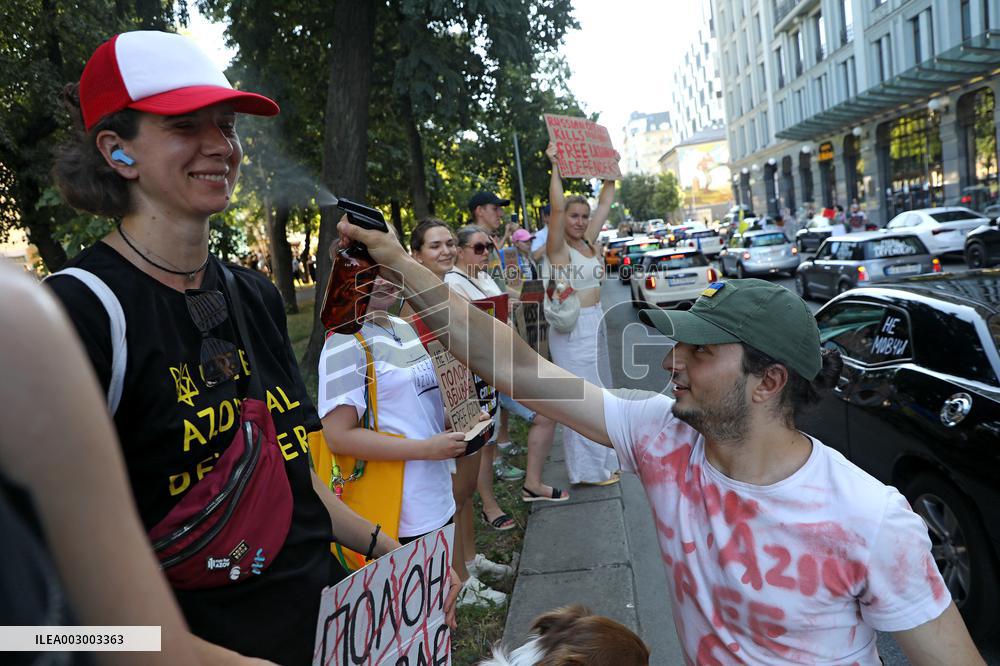 Dont Be Silent! Captivity Kills! rally in Kyiv