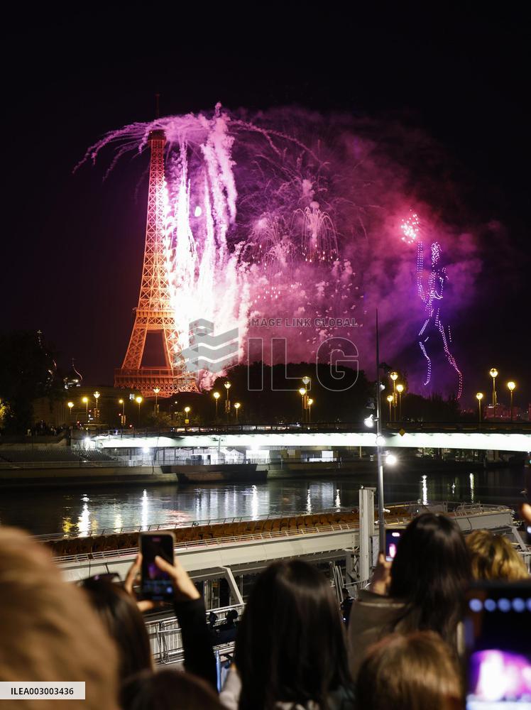 Fireworks in Paris