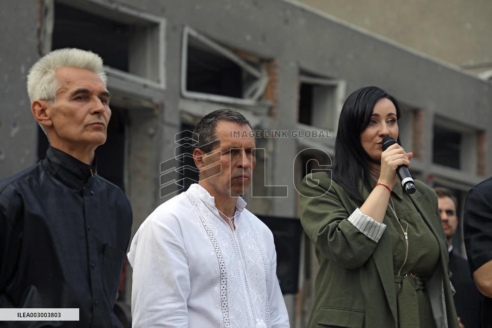 Requiem for victims of Russian missile strike on Ohmatdyt Hospital in Kyiv