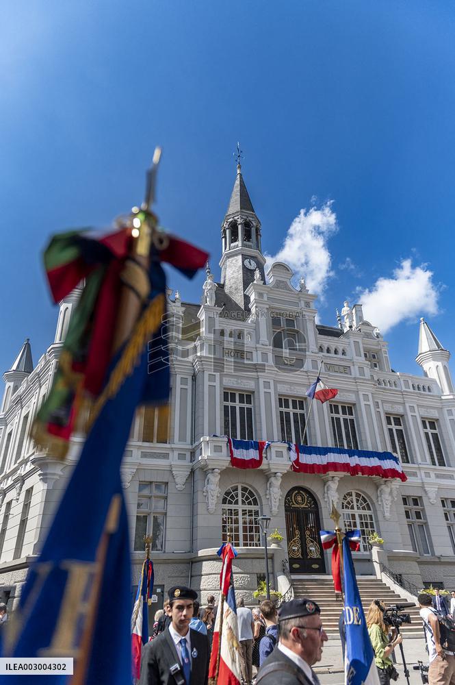 Marine Le Pen Attends Bastille Day Celebrations - Henin-Beaumont