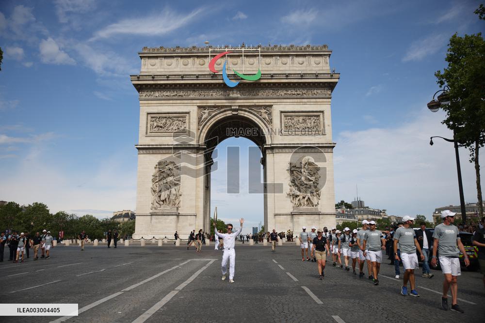 Olympic Flame in Paris - Day Two
