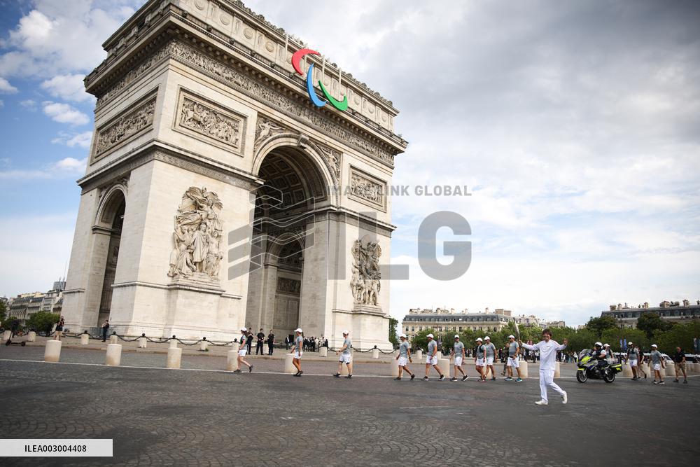 Olympic Flame in Paris - Day Two