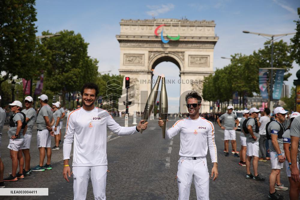 Olympic Flame in Paris - Day Two