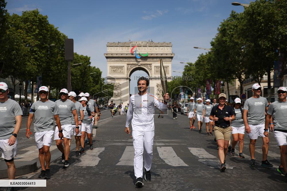 Olympic Flame in Paris - Day Two