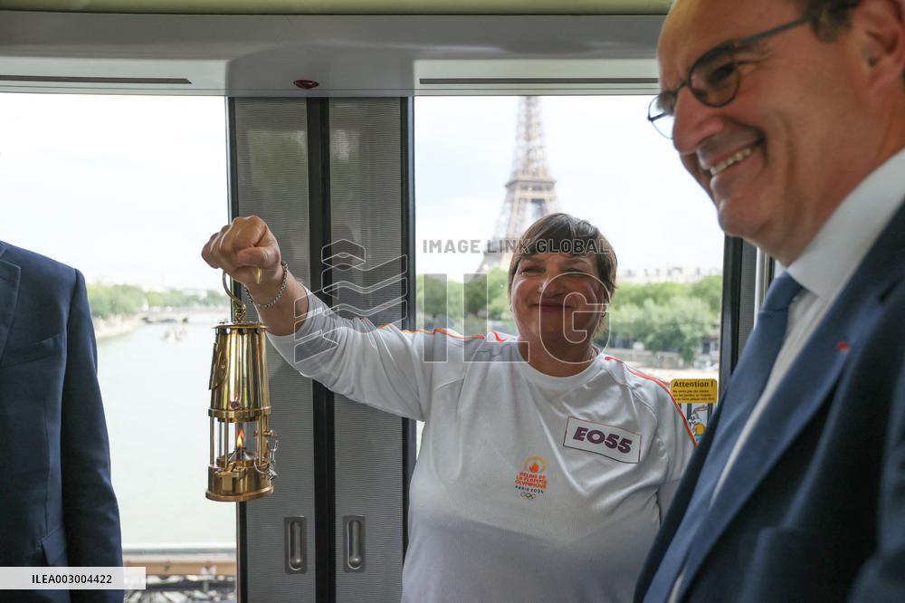 Olympic Flame in Paris - Day Two
