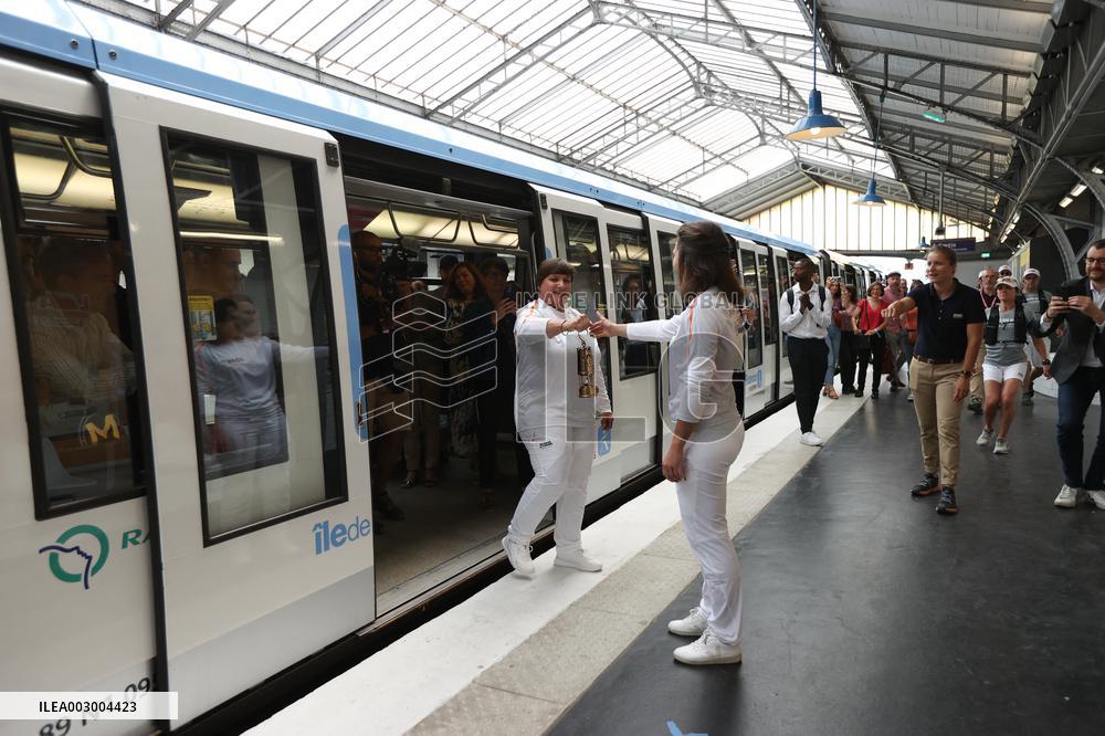 Olympic Flame in Paris - Day Two