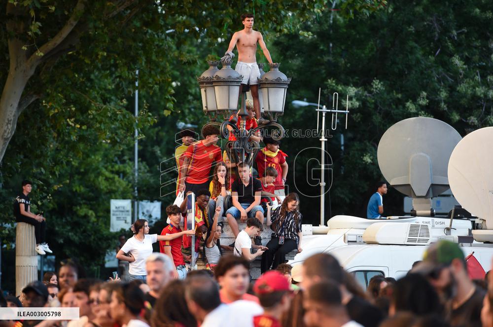 Players Celebrate Euro 2024 Win - Madrid