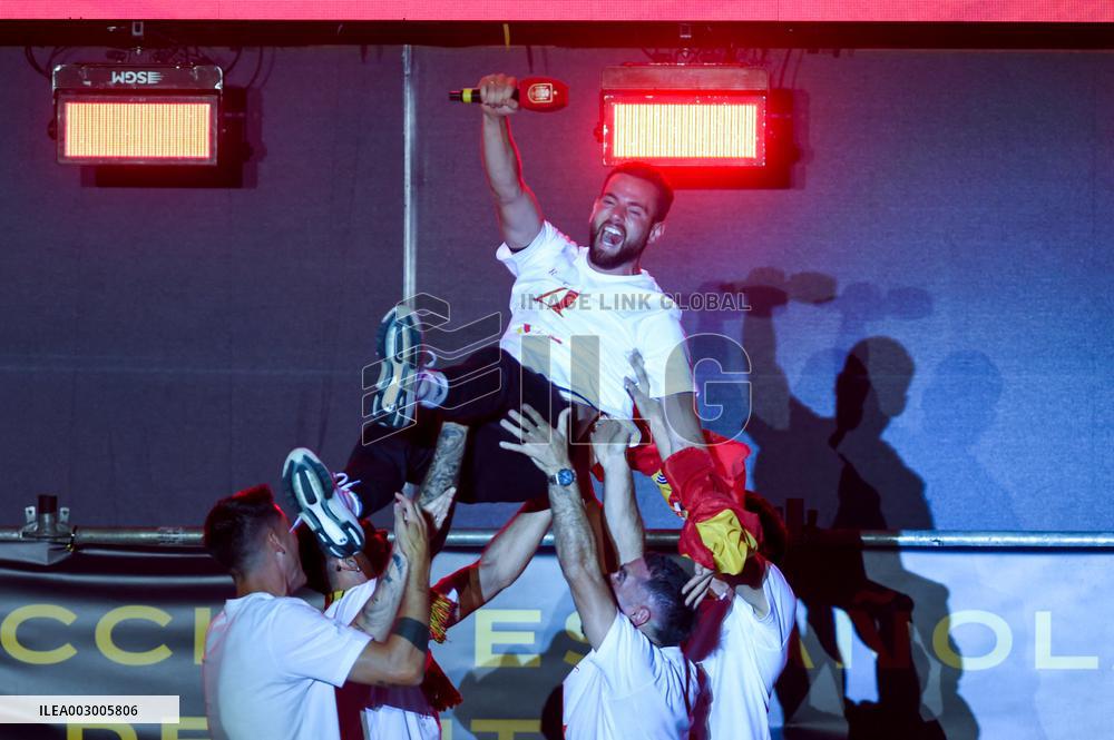 Players Celebrate Euro 2024 Win - Madrid
