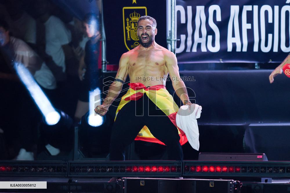 Players Celebrate Euro 2024 Win - Madrid