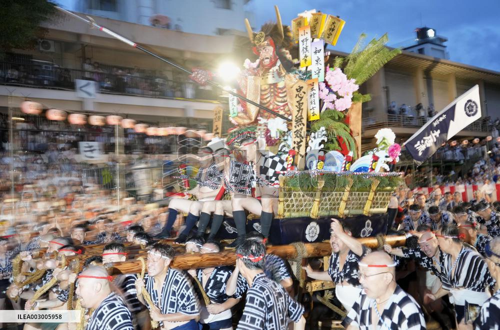 Hakata Gion Yamakasa festival in Fukuoka