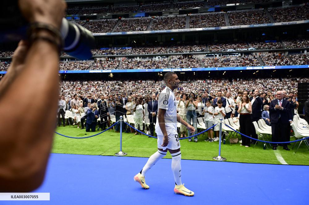 Spanish football La Liga match - Presentation of Real Madrid's new player Kilyan Mbappe