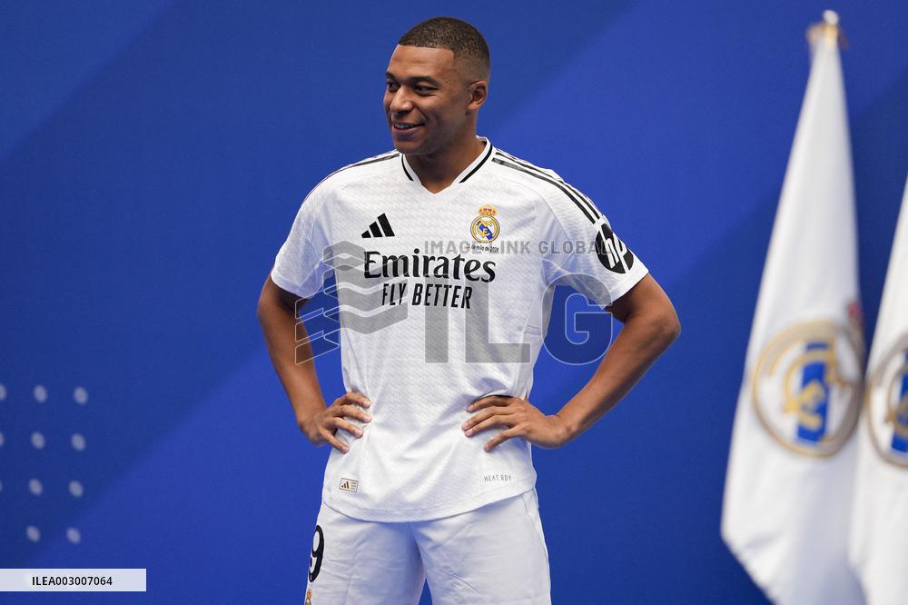 Spanish football La Liga match - Presentation of Real Madrid's new player Kilyan Mbappe