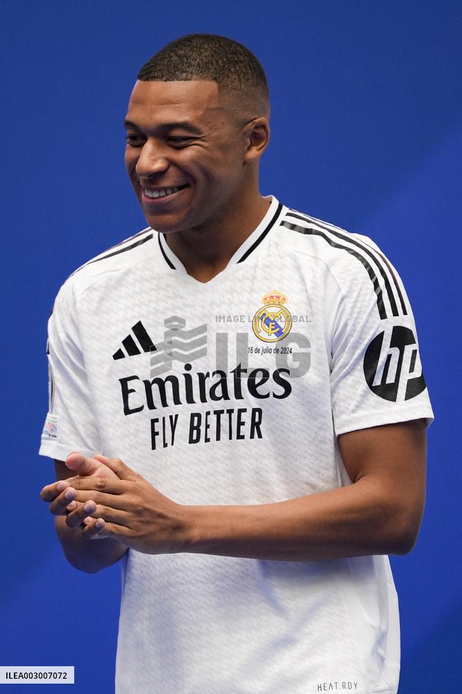 Spanish football La Liga match - Presentation of Real Madrid's new player Kilyan Mbappe
