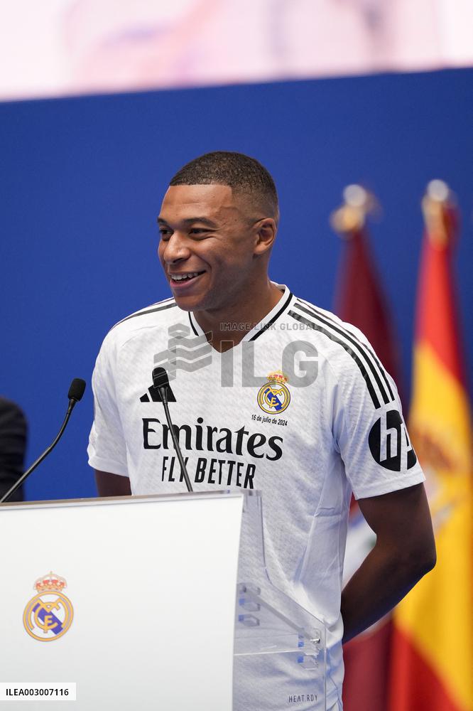 Spanish football La Liga match - Presentation of Real Madrid's new player Kilyan Mbappe