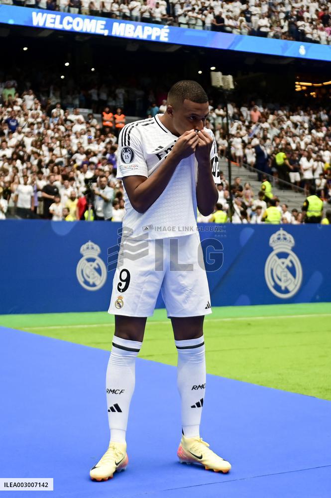 Spanish football La Liga match - Presentation of Real Madrid's new player Kilyan Mbappe