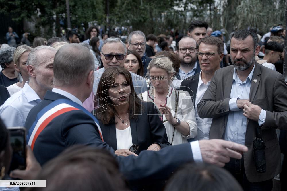 Paris 2024 - Olympic Torch Relay At Paris City Hall