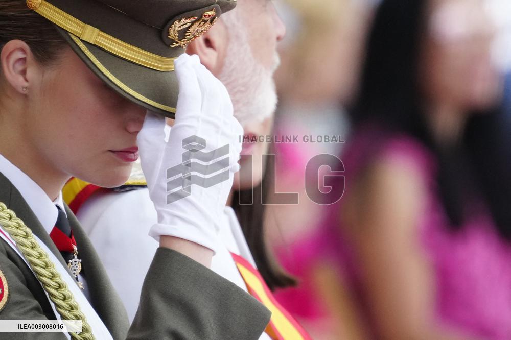 Royals Preside Over The Ceremony Of Delivery Of Royal Dispatches To The New Navy Officers In Marin