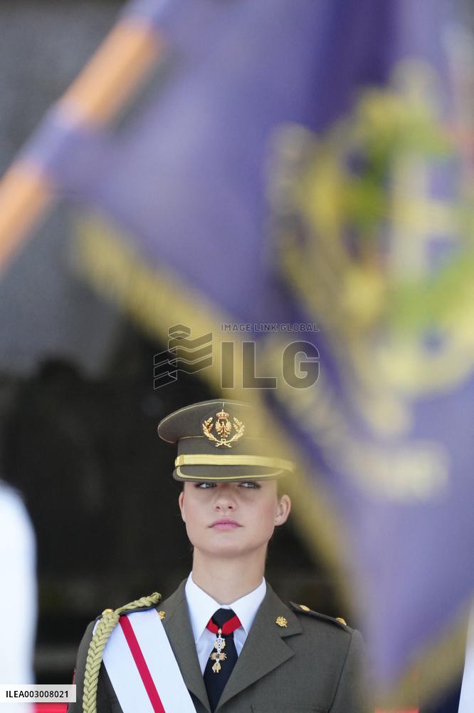 Royals Preside Over The Ceremony Of Delivery Of Royal Dispatches To The New Navy Officers In Marin