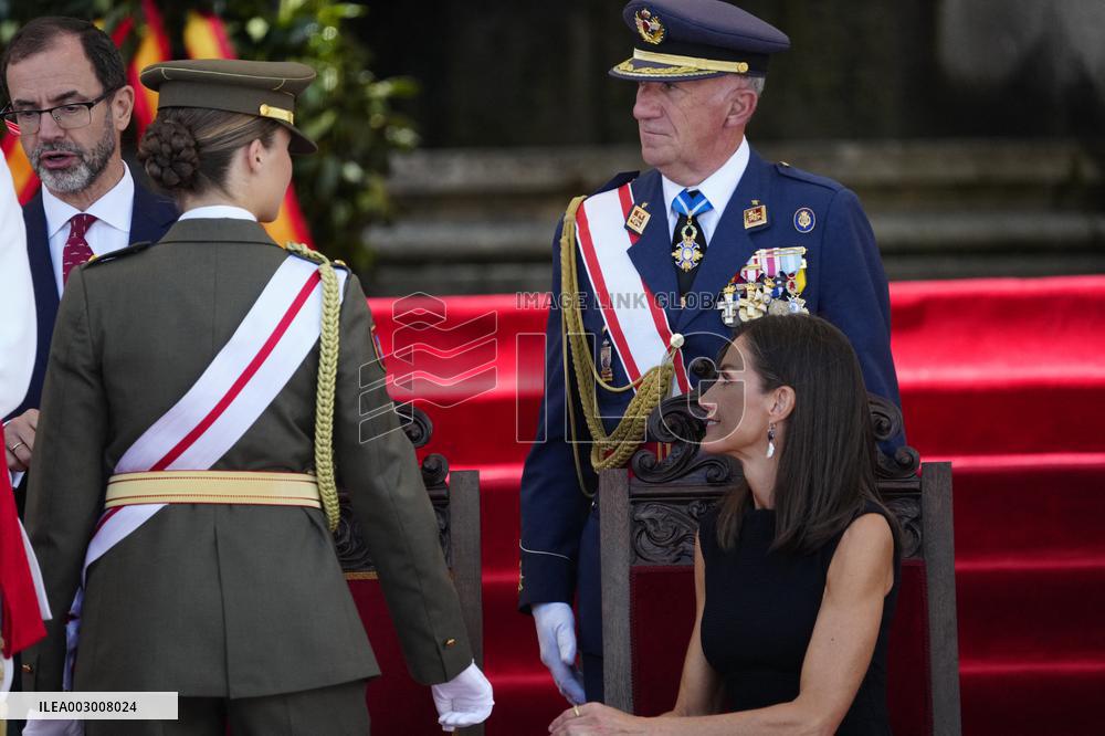 Royals Preside Over The Ceremony Of Delivery Of Royal Dispatches To The New Navy Officers In Marin