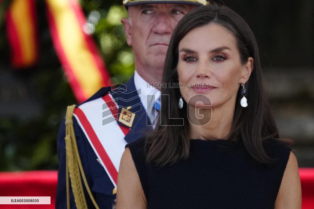 Royals Preside Over The Ceremony Of Delivery Of Royal Dispatches To The New Navy Officers In Marin