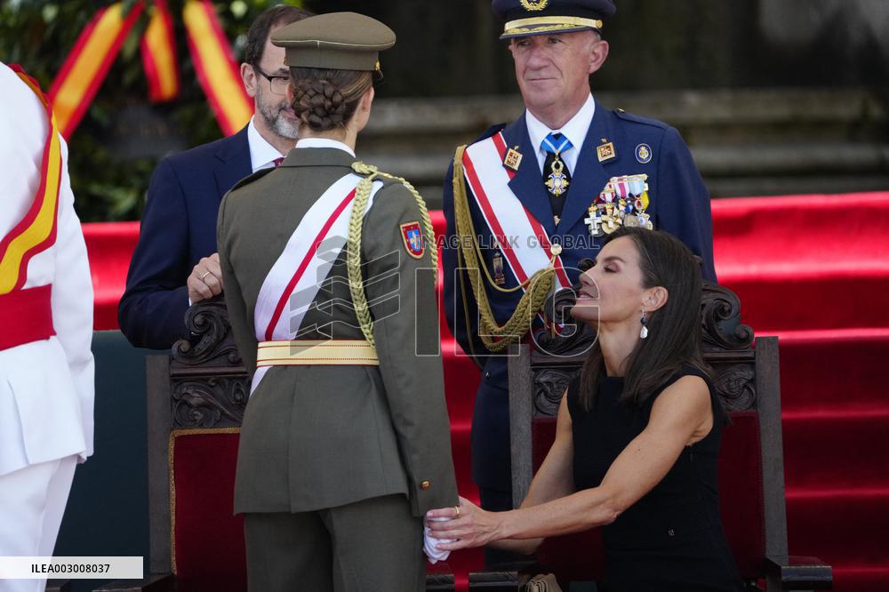 Royals Preside Over The Ceremony Of Delivery Of Royal Dispatches To The New Navy Officers In Marin