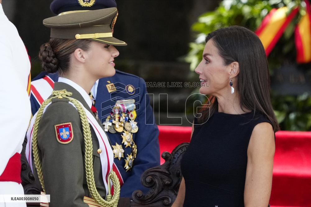 Royals Preside Over The Ceremony Of Delivery Of Royal Dispatches To The New Navy Officers In Marin