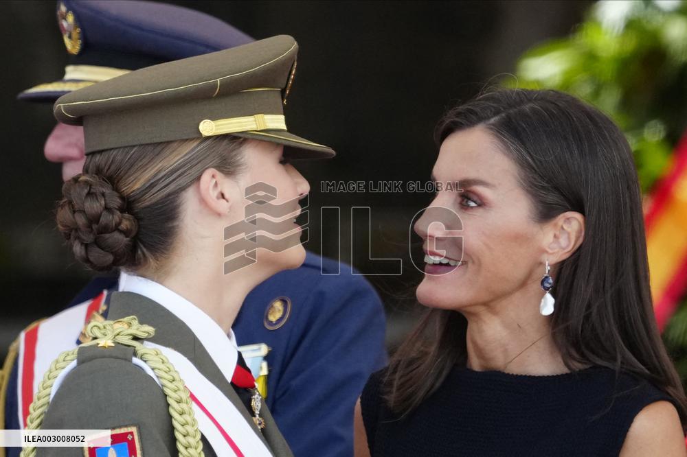 Royals Preside Over The Ceremony Of Delivery Of Royal Dispatches To The New Navy Officers In Marin