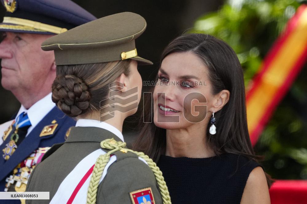 Royals Preside Over The Ceremony Of Delivery Of Royal Dispatches To The New Navy Officers In Marin