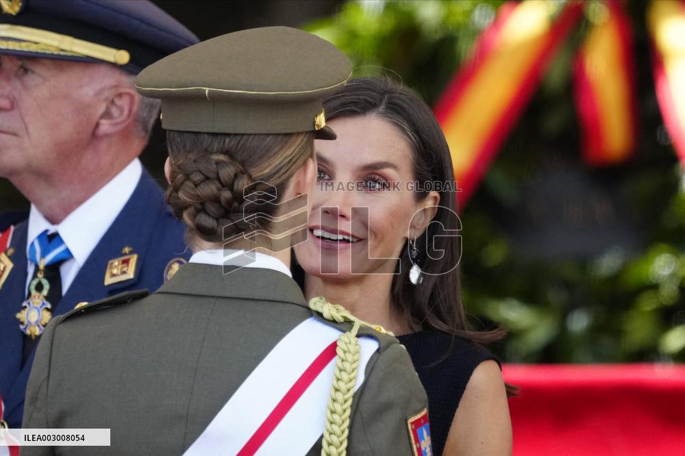 Royals Preside Over The Ceremony Of Delivery Of Royal Dispatches To The New Navy Officers In Marin